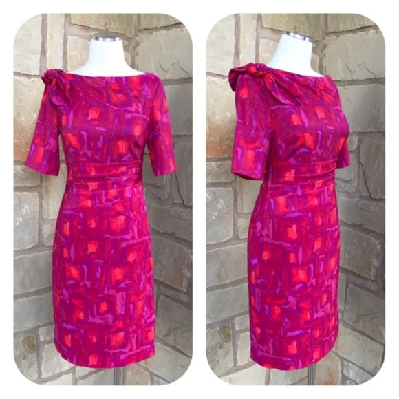Kay Unger New York Dresses & Skirts - Kay Unger New York Printed Sheath Cocktail Dress 4